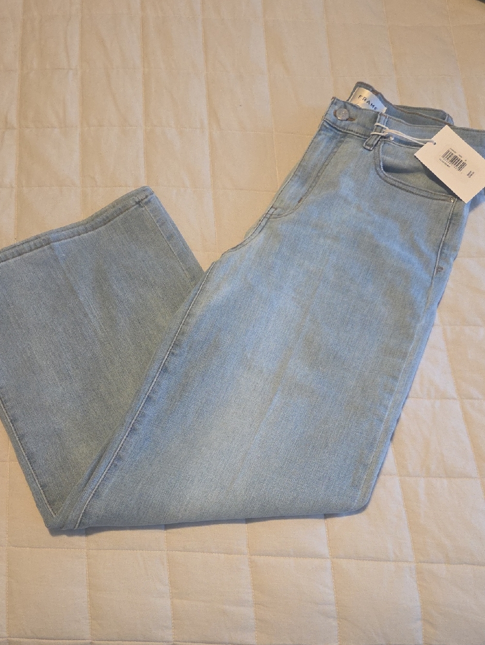 Frame The High Rise Wide Jeans NWT
